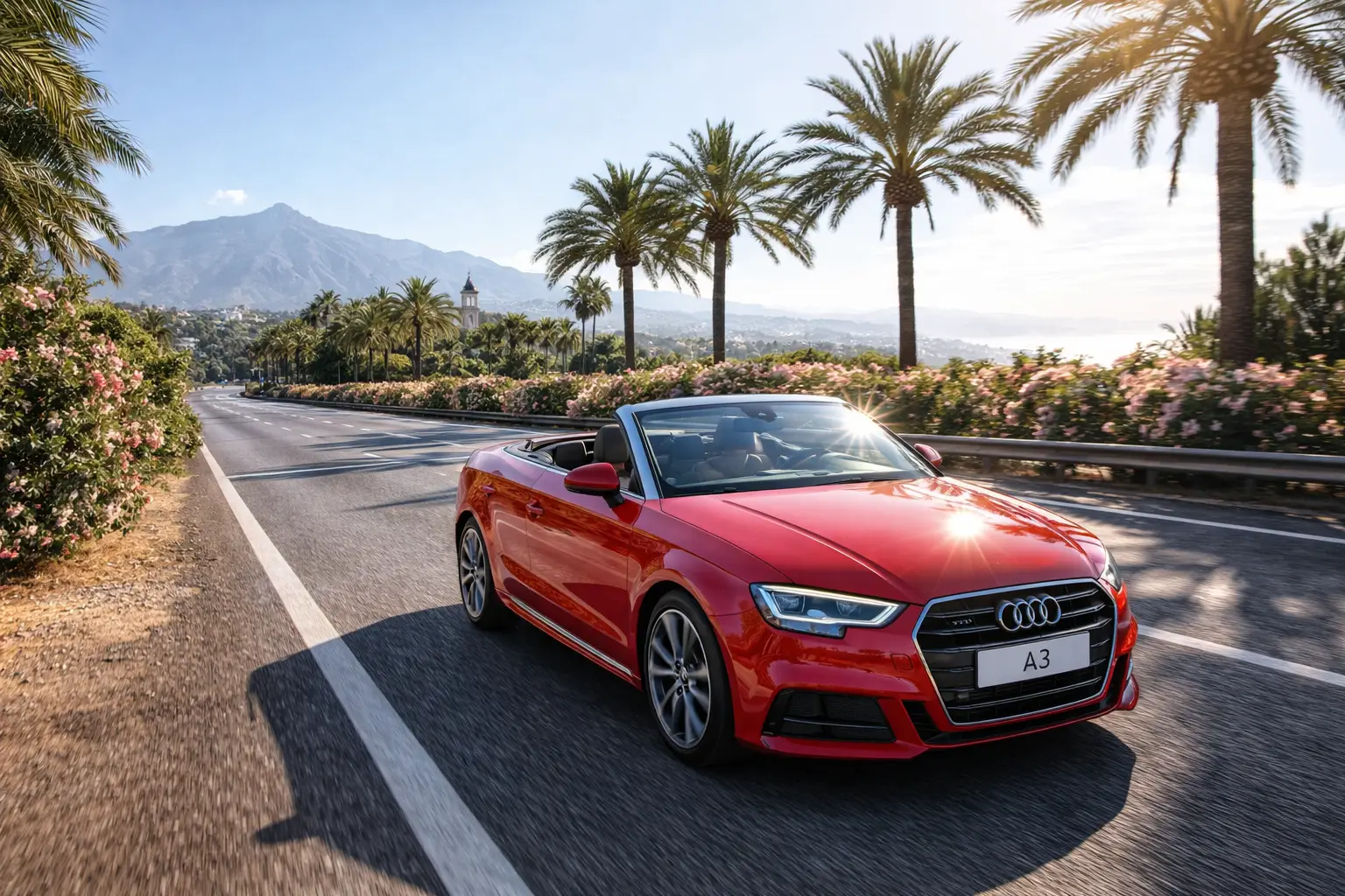 Cabrio para alquiler en Málaga
