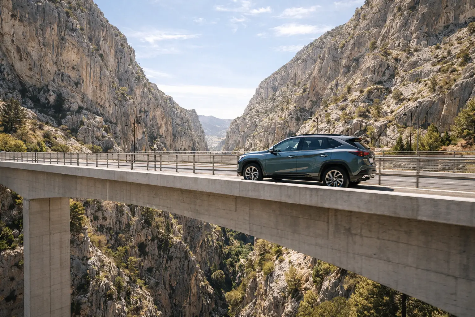 Ruta de montaña cerca de Málaga